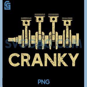Cranky PNG, Car Engine Crankshaft Humor PNG