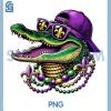 Crocodile Beads Carnival PNG, New Orleans Mardi Gras PNG