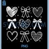 Cute Pink Heart Graphic PNG, Coquette Valentine PNG
