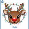 Cute Rudolph The Red Nose PNG, Reindeer Christmas PNG