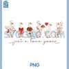 Silly Goose Valentine Love PNG, Cute Duck With Hearts PNG