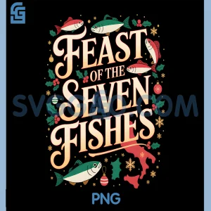 Feast of The Seven Fishes PNG, Italy La Vigilia Christmas Eve PNG