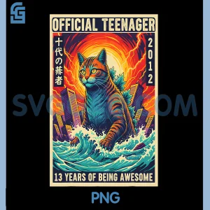 Catzilla Official Teenager 2012 PNG, Thirteen Monster PNG