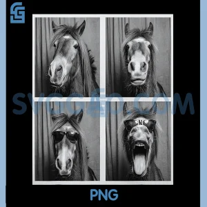 Horse Sunglasses PNG, Funny Animal Horse PNG
