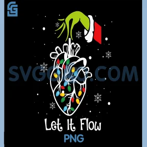 Let It Flow PNG, Anatomy Heart Cardiac PNG, Nurse Santa Hat PNG