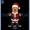 The Burnt Peanut GOOP PNG, Bungulator Santa Christmas PNG