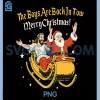 Jesus Santa The Boys Are Back In Town PNG, Christmas PNG