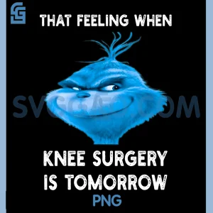 That Feeling When Knee Surgery Is Tomorrow PNG, Meme Xmas PNG