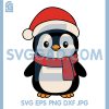 Christmas Penguin With Santa Hat SVG, Cute Snows Penguin SVG 1 Christmas Penguin With Santa Hat SVG, Cute Snows Penguin SVG