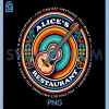 Alices Restaurant PNG, Folk Music Vintage PNG