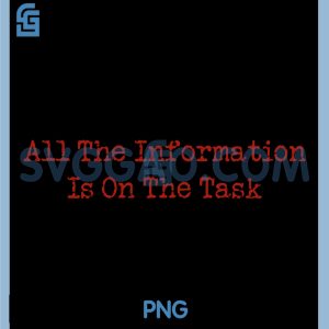 All The Information Is On The Task PNG, Taskmaster Seal PNG
