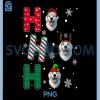Ho Ho Ho Great Pyrenees Dog PNG, Christmas Santa PNG, Elf Xmas PNG