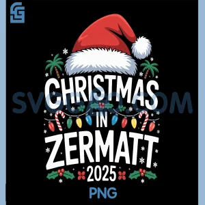 Christmas in Zermatt 2025 PNG, Holiday Season PNG