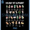 Holiday Vet Alphabet PNG, Veterinary Medicine Christmas Vet Med PNG 2 Holiday Vet Alphabet PNG, Veterinary Medicine Christmas Vet Med PNG
