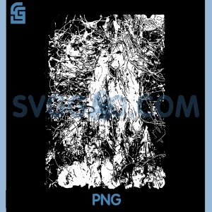 Abstract Horse Art PNG, Black White Paint Splatter Horse PNG