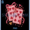 Playing Cards Valentine 6 7 PNG, Coquette Six Seven Meme PNG