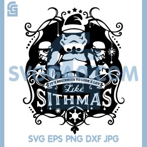 Its Beginning To Look A lot Like Christmas Svg, Star Wars Svg, Xmas Svg
