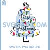 My First Christmas Svg, Xmas Light Svg, Xmas Tree Svg