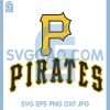 Pittsburgh Pirates Logo SVG, MLB Baseball SVG