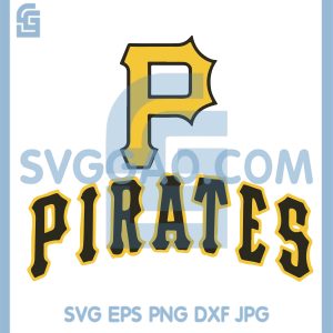 Pittsburgh Pirates Logo SVG, MLB Baseball SVG