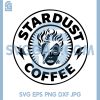 Stardust Coffee Logo SVG, Lightning Face Rock Icon SVG