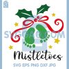Mistletoe Svg, Xmas Svg, Baby Christmas Svg