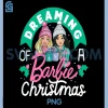Dreaming Of A Barbie Christmas PNG, Disnet Xmas PNG