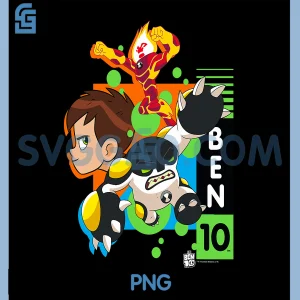 Ben 10 Alien Power PNG, Cartoon Hero Street Vibe PNG