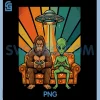 Bigfoot Alien Video Games PNG, UFO Sasquatch Gaming PNG