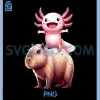 Capybara And Axolotl PNG, Animal Funny Capybara PNG 2 Capybara And Axolotl PNG, Animal Funny Capybara PNG