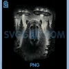 Capybara Selfie with UFO PNG, Funny Alien Forest Graphic PNG