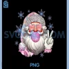 Cutes Santa Claus Bubble Gum Christmas PNG, Girly Pink Santa Xmas PNG