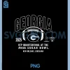 Georgia Bulldogs Sugar Bowl 2024-2025 PNG, CFP Quarterfinal Red PNG