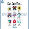 God Says I Am Bee Spring Christian PNG, Funny Easter Day PNG