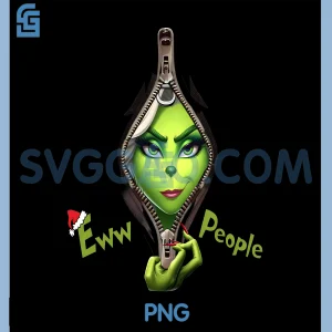 Grinch Eww People PNG, Grinch Christmas PNG