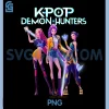 Kpop Demon Hunters Huntrx PNG, Heroic Poses Group Shot PNG