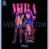 Kpop Demon Hunters Mira Showcase Retro PNG, Neon Poster PNG