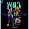 Kpop Demon Hunters Zoey Showcase PNG, Retro Neon Poster PNG 2 Kpop Demon Hunters Zoey Showcase PNG, Retro Neon Poster PNG