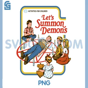 Lets Summon Demons PNG, Stranger Things PNG