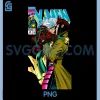 Marvel X-Men Gambit & Rogue PNG, Beautiful Couple Cover PNG