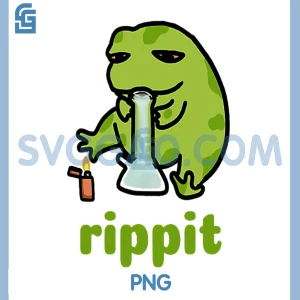 Rippit Stoner Frog Weed PNG, Marijuana Smoker, Cannabis 420 PNG