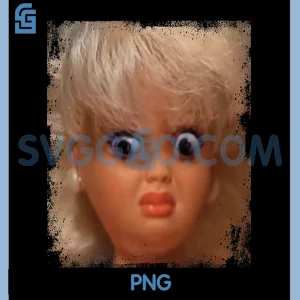 Doll Face Meme PNG, Funny PNG