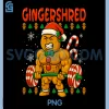 Gingershred PNG, Gingerbread Christmas PNG, Workout Gym PNG