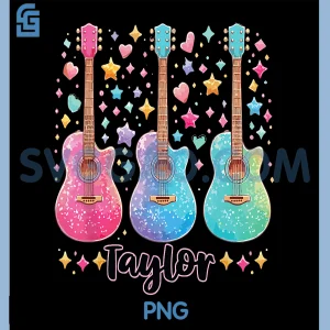 Taylor PNG, Personalized Groovy 80's Pink PNG
