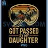 Got Passed by My Daughter PNG, Funny Ski Goggles Mountain PNG