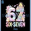 Happy Easter Day 67 Bunny PNG, Six Seven Easter Eggs 6 7 PNG