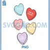 Hearts Candy PNG, HR Valentine Day PNG, Human Resources Director PNG