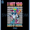 I Hit 100 Days of School PNG, Baseball Ice Cram Drip 100th PNG 1 I Hit 100 Days of School PNG, Baseball Ice Cram Drip 100th PNG