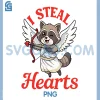 I Steal Hearts Raccoon PNG, Cupid Valentine Day PNG, Funny Animal Love PNG 1 I Steal Hearts Raccoon PNG, Cupid Valentine Day PNG, Funny Animal Love PNG