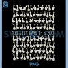 Its My 100 Silly Days of School PNG, Funny Goose Teachers PNG